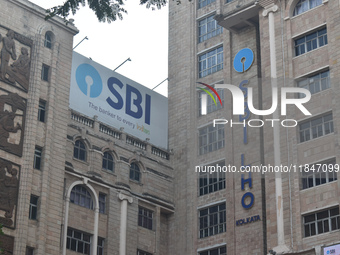 A general view of SBI bank in Kolkata, India, on December 8, 2024. (