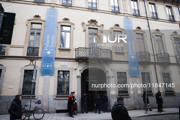 A view of the Grande Brera museum at Palazzo Citterio in Milan, Italy, on December 8, 2024 