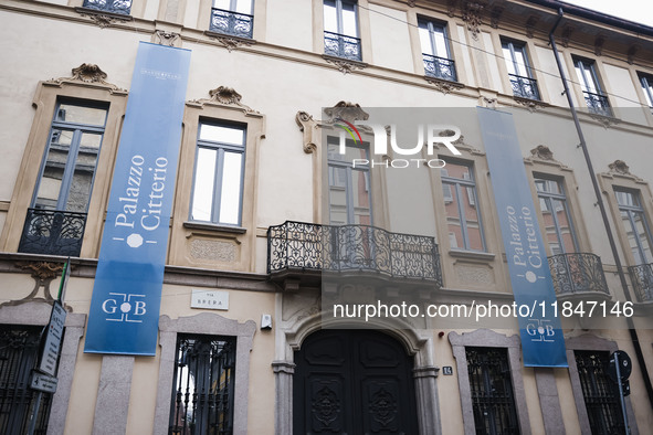 A view of the Grande Brera museum at Palazzo Citterio in Milan, Italy, on December 8, 2024 