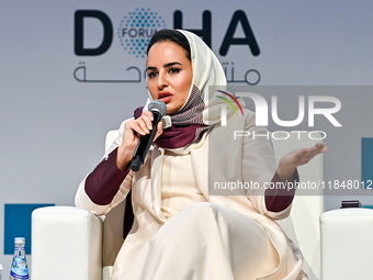 Deemah Al-Yahya, a Saudi digital economy expert and Secretary General of the Digital Cooperation Organization, participates in a panel discu...