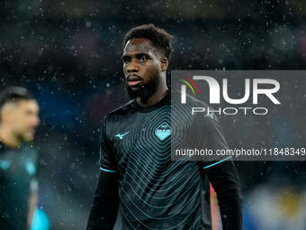 Boulaye Dia of SS Lazio looks on during the serie Serie A Enilive match between SSC Napoli and SS Lazio at Stadio Diego Armando Maradona on...