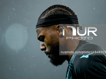 Nuno Tavares of SS Lazio looks dejected during the serie Serie A Enilive match between SSC Napoli and SS Lazio at Stadio Diego Armando Marad...