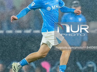 Khvicha Kvaratskhelia of SSC Napoli during the serie Serie A Enilive match between SSC Napoli and SS Lazio at Stadio Diego Armando Maradona...