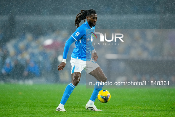 Andre-Frank Zambo Anguissa of SSC Napoli during the serie Serie A Enilive match between SSC Napoli and SS Lazio at Stadio Diego Armando Mara...