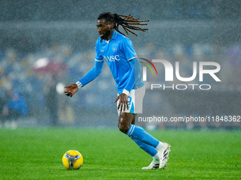 Andre-Frank Zambo Anguissa of SSC Napoli during the serie Serie A Enilive match between SSC Napoli and SS Lazio at Stadio Diego Armando Mara...