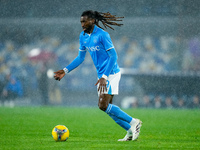 Andre-Frank Zambo Anguissa of SSC Napoli during the serie Serie A Enilive match between SSC Napoli and SS Lazio at Stadio Diego Armando Mara...