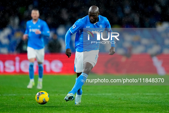 Romelu Lukaku of SSC Napoli during the serie Serie A Enilive match between SSC Napoli and SS Lazio at Stadio Diego Armando Maradona on Decem...