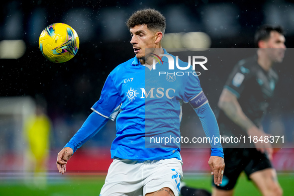 Giovanni Di Lorenzo of SSC Napoli during the serie Serie A Enilive match between SSC Napoli and SS Lazio at Stadio Diego Armando Maradona on...