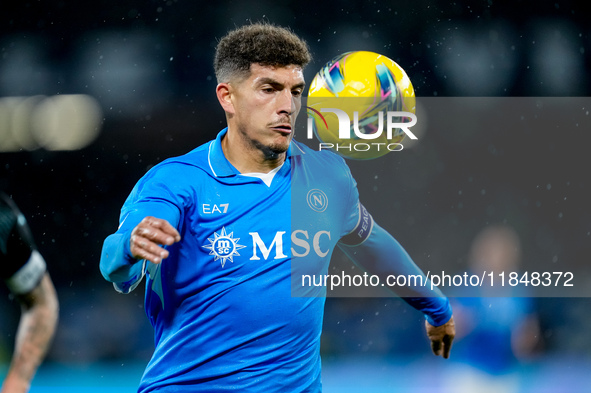 Giovanni Di Lorenzo of SSC Napoli during the serie Serie A Enilive match between SSC Napoli and SS Lazio at Stadio Diego Armando Maradona on...