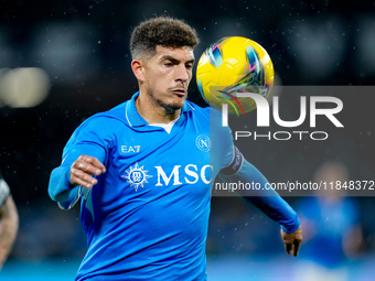 Giovanni Di Lorenzo of SSC Napoli during the serie Serie A Enilive match between SSC Napoli and SS Lazio at Stadio Diego Armando Maradona on...