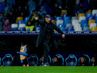 Antonio Conte Head Coach of SSC Napoli gestures during the serie Serie A Enilive match between SSC Napoli and SS Lazio at Stadio Diego Arman...