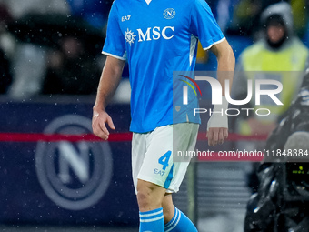 Alessandro Buongiorno of SSC Napoli during the serie Serie A Enilive match between SSC Napoli and SS Lazio at Stadio Diego Armando Maradona...