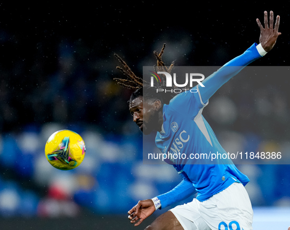 Andre-Frank Zambo Anguissa of SSC Napoli during the serie Serie A Enilive match between SSC Napoli and SS Lazio at Stadio Diego Armando Mara...