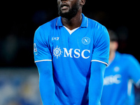 Romelu Lukaku of SSC Napoli looks dejected during the serie Serie A Enilive match between SSC Napoli and SS Lazio at Stadio Diego Armando Ma...