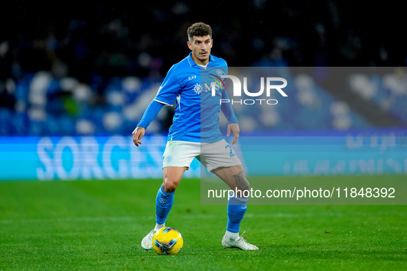 Giovanni Di Lorenzo of SSC Napoli during the serie Serie A Enilive match between SSC Napoli and SS Lazio at Stadio Diego Armando Maradona on...