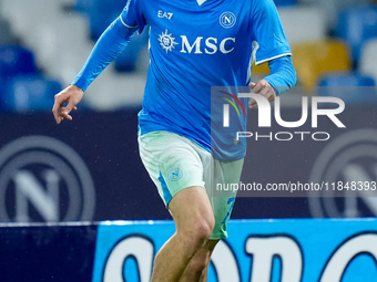 Khvicha Kvaratskhelia of SSC Napoli during the serie Serie A Enilive match between SSC Napoli and SS Lazio at Stadio Diego Armando Maradona...