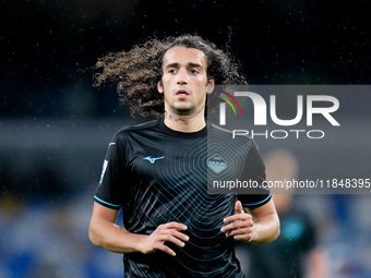 Matteo Guendouzi of SS Lazio looks on during the serie Serie A Enilive match between SSC Napoli and SS Lazio at Stadio Diego Armando Maradon...