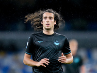 Matteo Guendouzi of SS Lazio looks on during the serie Serie A Enilive match between SSC Napoli and SS Lazio at Stadio Diego Armando Maradon...