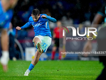 Khvicha Kvaratskhelia of SSC Napoli during the serie Serie A Enilive match between SSC Napoli and SS Lazio at Stadio Diego Armando Maradona...