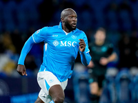 Romelu Lukaku of SSC Napoli during the serie Serie A Enilive match between SSC Napoli and SS Lazio at Stadio Diego Armando Maradona on Decem...