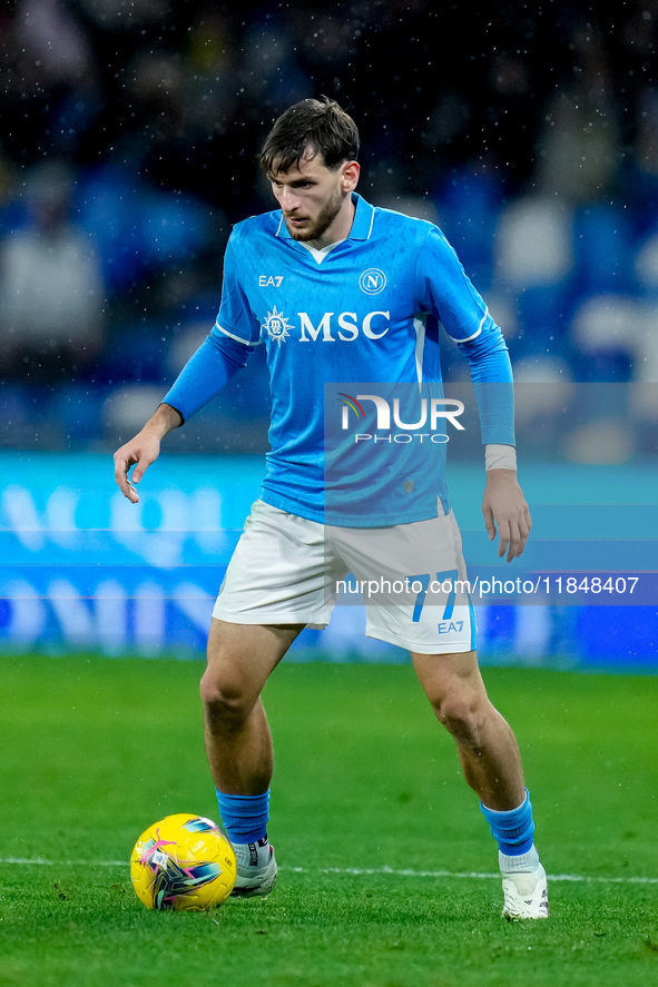 Khvicha Kvaratskhelia of SSC Napoli during the serie Serie A Enilive match between SSC Napoli and SS Lazio at Stadio Diego Armando Maradona...