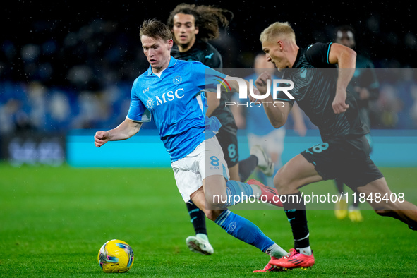 Scott McTominay of SSC Napoli during the serie Serie A Enilive match between SSC Napoli and SS Lazio at Stadio Diego Armando Maradona on Dec...