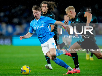 Scott McTominay of SSC Napoli during the serie Serie A Enilive match between SSC Napoli and SS Lazio at Stadio Diego Armando Maradona on Dec...