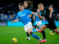 Scott McTominay of SSC Napoli during the serie Serie A Enilive match between SSC Napoli and SS Lazio at Stadio Diego Armando Maradona on Dec...