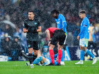 Pedro of SS Lazio celebrates during the serie Serie A Enilive match between SSC Napoli and SS Lazio at Stadio Diego Armando Maradona on Dece...