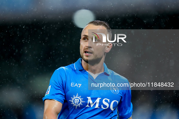 Stanislav Lobotka of SSC Napoli looks on during the serie Serie A Enilive match between SSC Napoli and SS Lazio at Stadio Diego Armando Mara...