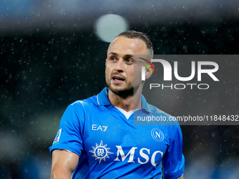 Stanislav Lobotka of SSC Napoli looks on during the serie Serie A Enilive match between SSC Napoli and SS Lazio at Stadio Diego Armando Mara...