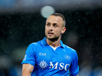 Stanislav Lobotka of SSC Napoli looks on during the serie Serie A Enilive match between SSC Napoli and SS Lazio at Stadio Diego Armando Mara...