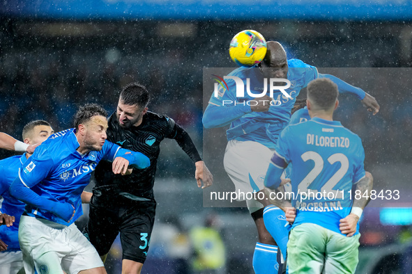 Romelu Lukaku of SSC Napoli during the serie Serie A Enilive match between SSC Napoli and SS Lazio at Stadio Diego Armando Maradona on Decem...