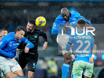 Romelu Lukaku of SSC Napoli during the serie Serie A Enilive match between SSC Napoli and SS Lazio at Stadio Diego Armando Maradona on Decem...