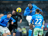 Romelu Lukaku of SSC Napoli during the serie Serie A Enilive match between SSC Napoli and SS Lazio at Stadio Diego Armando Maradona on Decem...