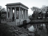 Plymouth Rock is where New England's first settlers come ashore to build a permanent settlement in 1620. (