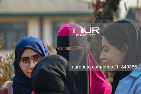 A student of Bachelor of Medicine and Bachelor of Surgery (MBBS) observes during a protest against excessive reservation in competitive exam...