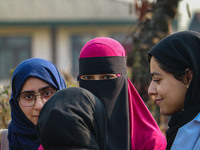 A student of Bachelor of Medicine and Bachelor of Surgery (MBBS) observes during a protest against excessive reservation in competitive exam...