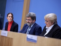 Nele Allenberg, Head of the Human Rights Policy Division Germany/Europe (DIMR), Michael Windfuhr, Deputy Director DIMR, and Dr. Beate Rudolf...