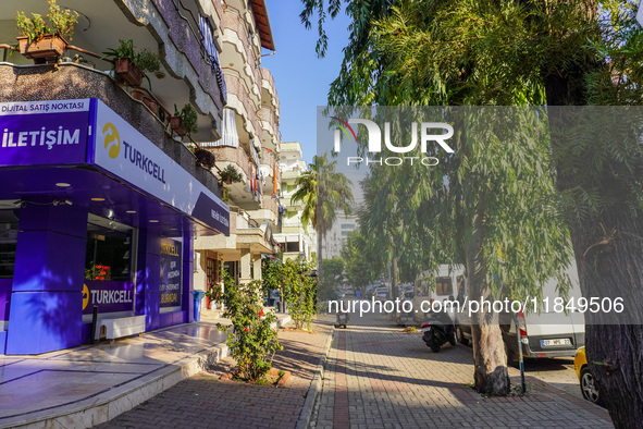 A Turkcell mobile phone shop is seen in Alanya, Turkey, on November 3, 2024. 