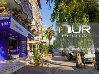 A Turkcell mobile phone shop is seen in Alanya, Turkey, on November 3, 2024. (