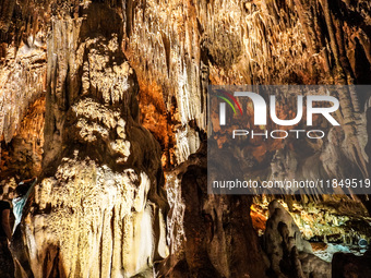 Damlatas Cave is seen in Alanya, Turkey, on November 5, 2024 (