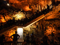 Damlatas Cave is seen in Alanya, Turkey, on November 5, 2024 (