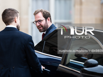 Antoine Armand, Minister of the Economy, is at the Elysee Palace for the bilateral meeting between French President Emmanuel Macron and the...