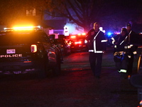 A 34-year-old man sustains injuries in a shooting in Paterson, New Jersey, United States, on December 9, 2024. Passaic County Prosecutor Cam...