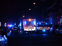 A 34-year-old man sustains injuries in a shooting in Paterson, New Jersey, United States, on December 9, 2024. Passaic County Prosecutor Cam...