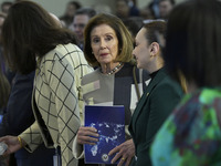 US Former Speaker Nancy Pelosi attends the Anti-Corruption Champions Award Ceremony at the Department of State headquarters in Washington DC...