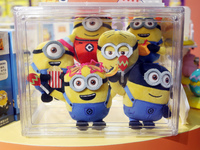 Capitaland Group holds its first Minions time-themed exhibition with Universal Studios Theme Park in Shanghai, China, on December 8, 2024. (