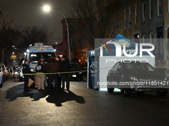 A 28-year-old man dies after being shot in the head in the East Flatbush section of Brooklyn, New York, United States, on December 9, 2024....