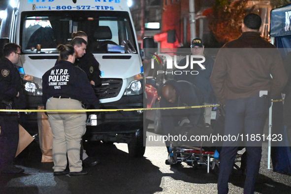 A 28-year-old man dies after being shot in the head in the East Flatbush section of Brooklyn, New York, United States, on December 9, 2024....